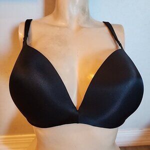 Cacique Bra 36DDD Black Underwire Lined